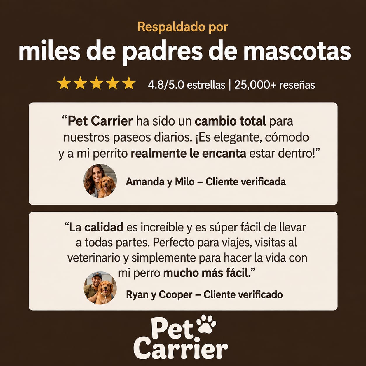bolso para llevar la mascota