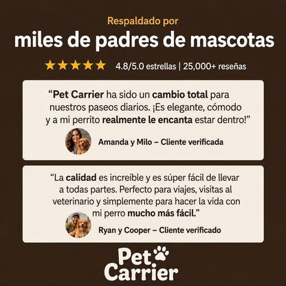 bolso para llevar la mascota